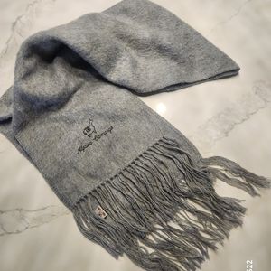 Alpaca Camargo Peruvian Alpaca Wool Gray Scarf EUC